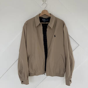 Polo by Ralph Lauren Beige Harrington Jacket Large